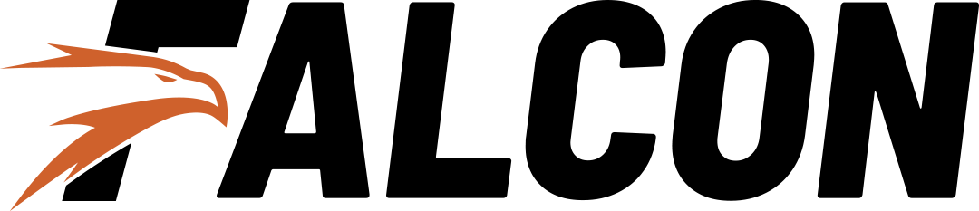 Falcon motorkleding winkel logo