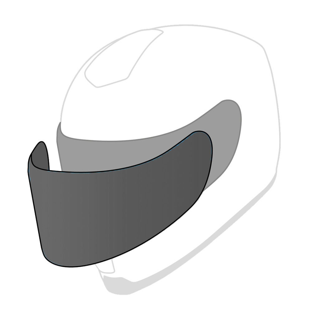 HJC F100 Vizier donker getint