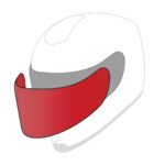 HJC F100 Vizier rood