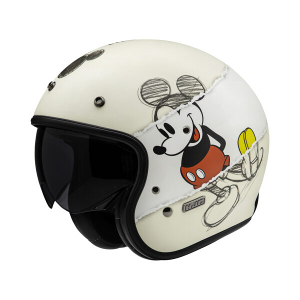 Motorhelm HJC, V31 Disney Mickey sketch