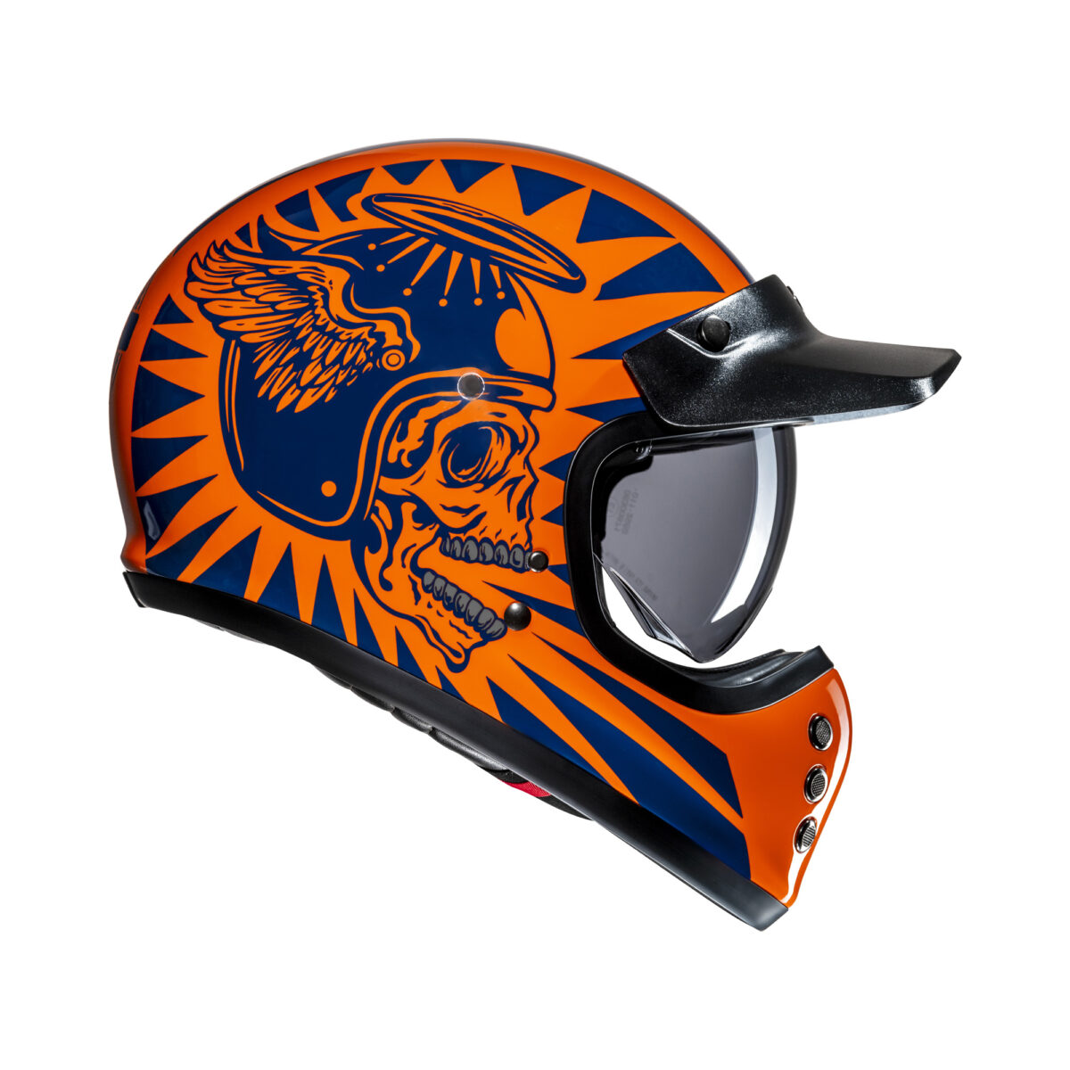 Motorhelm HJC, V60 Flame - Afbeelding 1