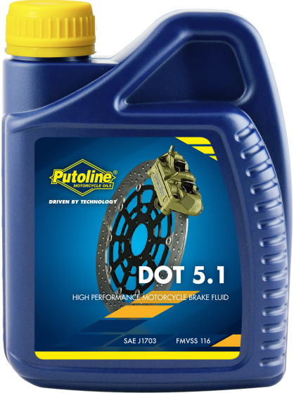 500 ml flacon Putoline Brakefluid DOT 5.
